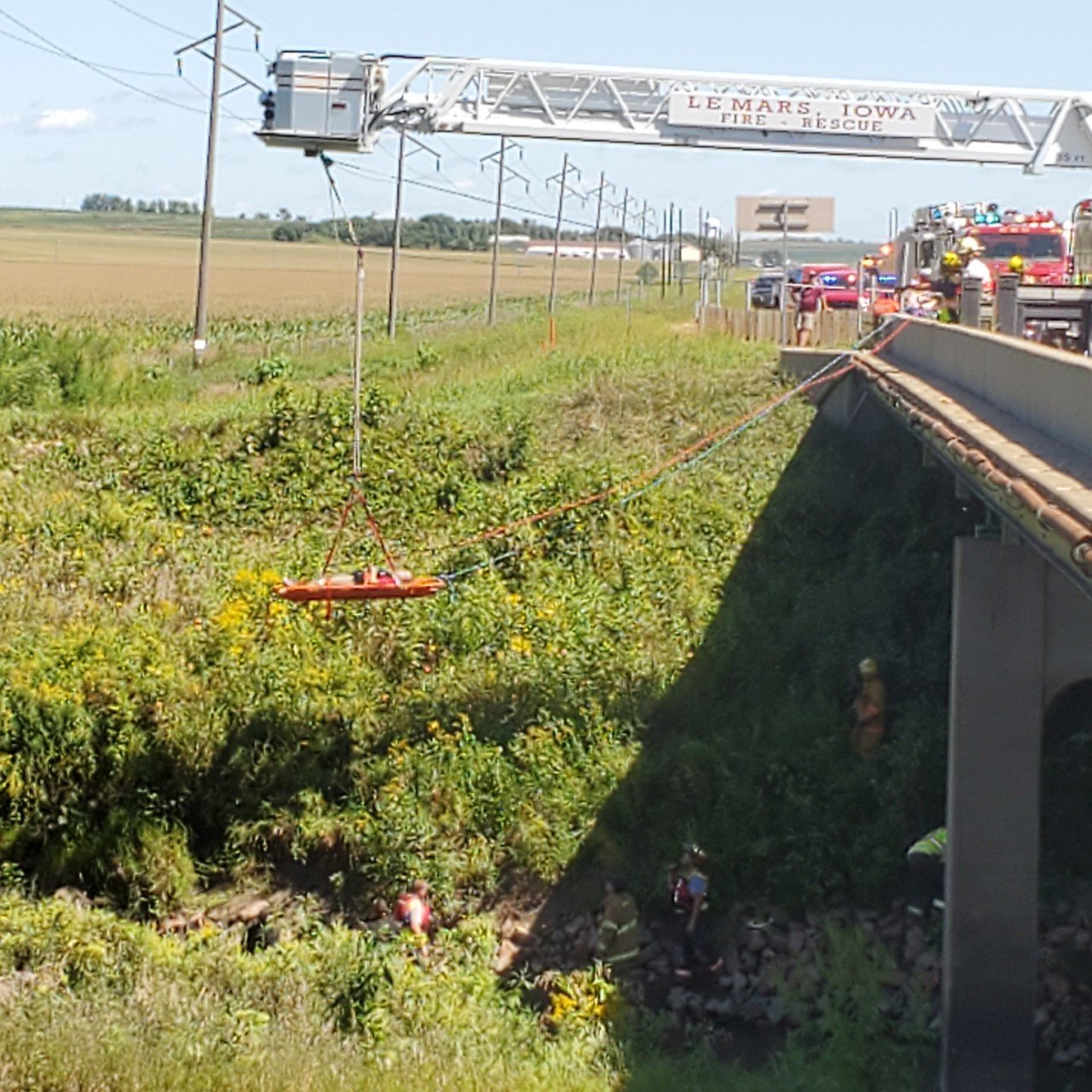 Vehicle Drives Into Floyd River Near Merrill KLEM 1410